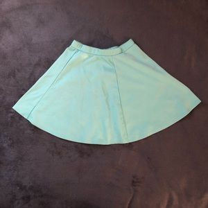 Teal/mint skater skirt